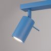 Plafonniers Acier Bleu GU10 3 RING