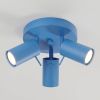 Plafonniers Acier Bleu GU10 3 RING