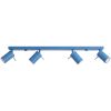 Plafonniers Acier Bleu GU10 4 RING