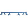 Plafonniers Acier Bleu GU10 6 RING