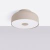 Plafonniers Acier Taupe E27 4 OMIQ