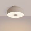 Plafonniers Acier Taupe E27 4 OMIQ