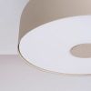 Plafonniers Acier Taupe E27 4 OMIQ