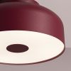 Plafonniers Acier Bordeaux E27 4 OMIQ