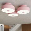 Plafonniers Acier Rose E27 4 OMIQ