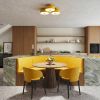 Plafonniers Acier Jaune E27 4 OMIQ