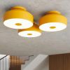Plafonniers Acier Jaune E27 4 OMIQ