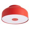 Plafonniers Acier Rouge E27 4 OMIQ