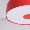 Plafonniers Acier Rouge E27 4 OMIQ