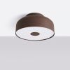 Plafonniers Acier Marron E27 4 OMIQ