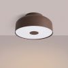 Plafonniers Acier Marron E27 4 OMIQ