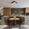 Plafonniers Acier Marron E27 4 OMIQ