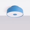 Plafonniers Acier Bleu E27 4 OMIQ
