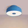 Plafonniers Acier Bleu E27 4 OMIQ