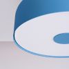 Plafonniers Acier Bleu E27 4 OMIQ
