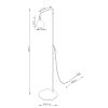 Lampadaire Acier Blanc E14 1 NOX