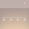 Lustres Acier Beige E14 4 NOX