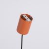 Lustres Acier Ocre Rouge E14 4 NOX