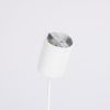 Lustres Acier Blanc E14 4 NOX