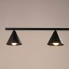 Lustres Acier Noir E14 4 NOX