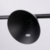 Lustres Acier Noir E14 4 NOX