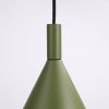 Suspensions Acier Vert Olive E27 1 NOX