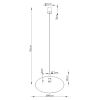 Suspensions Acier Vert Olive E27 1 NOX