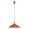 Suspensions Acier Ocre Rouge E27 1 NOX