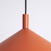 Suspensions Acier Ocre Rouge E27 1 NOX