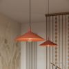 Suspensions Acier Ocre Rouge E27 1 NOX