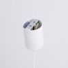 Suspensions Acier Blanc E27 1 NOX