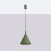 Suspensions Acier Vert Olive E27 1 NOX