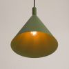 Suspensions Acier Vert Olive E27 1 NOX