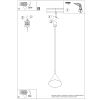 Suspensions Acier Vert Olive E27 1 NOX