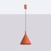 Suspensions Acier Ocre Rouge E27 1 NOX