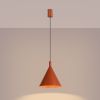 Suspensions Acier Ocre Rouge E27 1 NOX