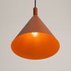 Suspensions Acier Ocre Rouge E27 1 NOX