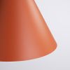 Suspensions Acier Ocre Rouge E27 1 NOX