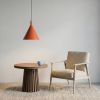 Suspensions Acier Ocre Rouge E27 1 NOX