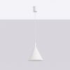 Suspensions Acier Blanc E27 1 NOX