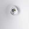 Suspensions Acier Blanc E27 1 NOX