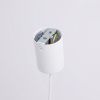 Suspensions Acier Blanc E27 1 NOX