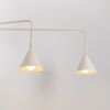 Appliques murales Acier Beige E14 2 NOX
