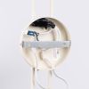 Appliques murales Acier Beige E14 2 NOX