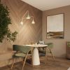 Appliques murales Acier Beige E14 2 NOX