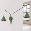 Appliques murales Acier Vert Olive E14 2 NOX