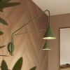 Appliques murales Acier Vert Olive E14 2 NOX