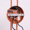 Appliques murales Acier Ocre Rouge E14 2 NOX
