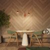 Appliques murales Acier Ocre Rouge E14 2 NOX