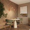 Appliques murales Acier Ocre Rouge E14 2 NOX
